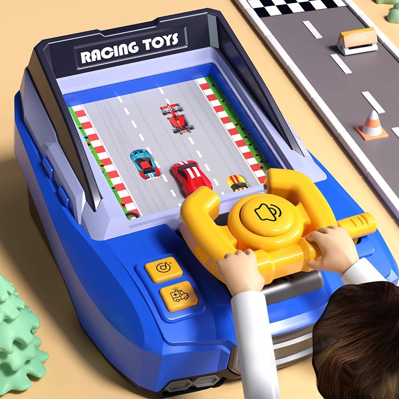 Steering Wheel Gaming - Детский конкурентоспособный гоночный игровой автомат, электронная