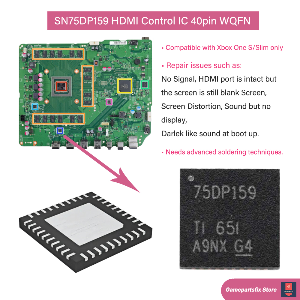 Gaming Console For Tv Xbox - 2/5/10 шт. 75DP159 SN75DP159RSBR HDMI IC