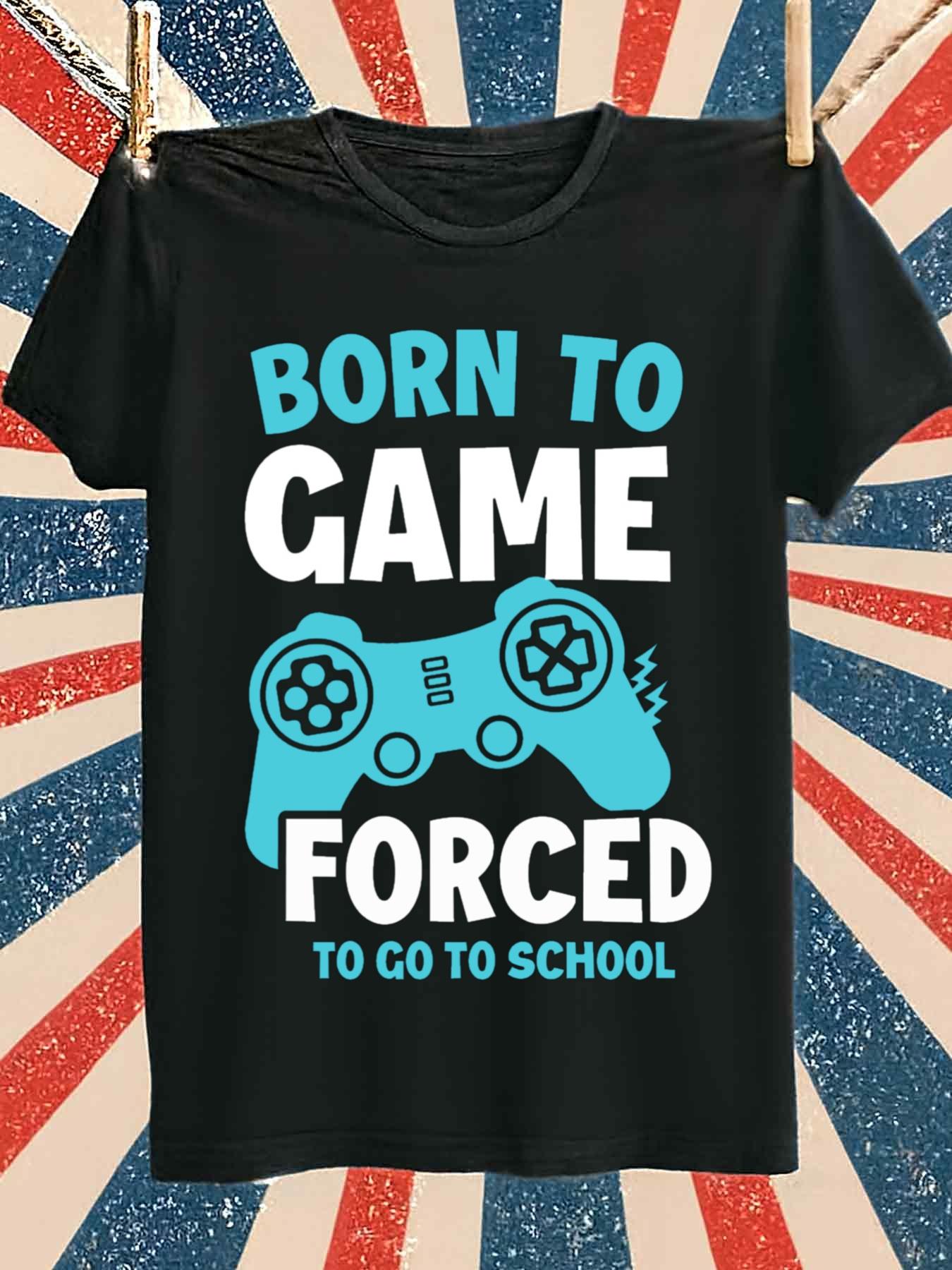 Gaming Console All - Мужская игровая футболка Born to Game