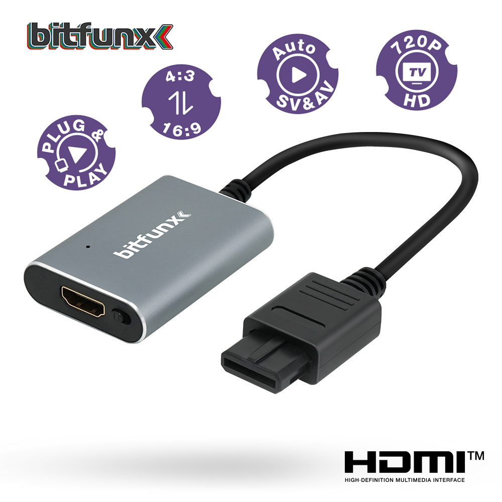 Bitfunx 720P HDMI ™   Адаптер  – обзор и цена Gaming Console Nintendo Switch